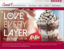 Tablet Screenshot of carvel.com